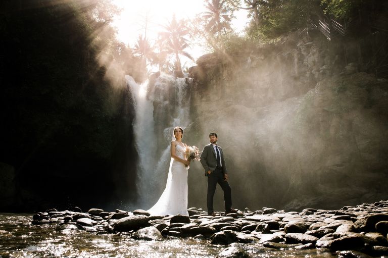 Bali pre wedding blangsinga waterfall 10