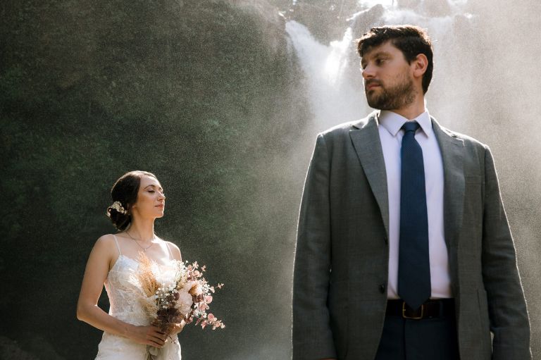 Bali pre wedding blangsinga waterfall 2